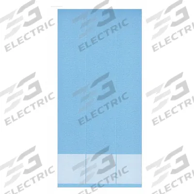 BRADY Wire Marker Book: (), White/Transparent, 30 Labels, Vinyl - Write-On Wire Marking Label Sheets