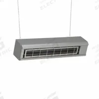 FOSTORIA Electric Infrared Heater: 1450 W Watt Output, 240V AC, 1 Phase, Hardwired, Aluminum, Gray (MPN FSA-1424-1). Key specifications — Wattage Output: 1450 W; Voltage: 240V AC; Brand: FOSTORIA; Electrical Connection: Hardwired; Element Type: Flat Panel Emitter; Housing Color: Gray; Housing Material: Aluminum; Overall Dimensions - L x W x D: 26 in x 5-3/4 in x 9 in.