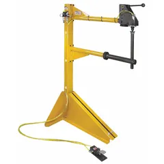 BAILEIGH INDUSTRIAL Planishing Hammer: Flat/Radius, 36 in Throat Dp, 3,200 bpm Max. Blows per Minute (MPN BA9-MEPH36A). Key specifications — attr77439: Variable Speed; attr77418: 1/2 in NPT Male; attr77400: BAILEIGH INDUSTRIAL; attr77435: Non-Rigid; attr77405: No; attr77415: 80 to 120 psi.