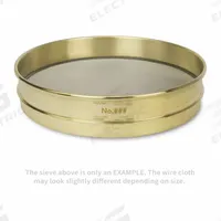 ADVANTECH Standard Stainless Steel Cloth Test Sieve: Stainless Steel, 12 in Outside Dia, 2 5/8 in Ht (MPN 25BS12H). Key specifications — Screen Material: Stainless Steel; Brand: ADVANTECH; Frame Material: Brass; Standards: ASTM E11; US Standard Screen Size: #25.