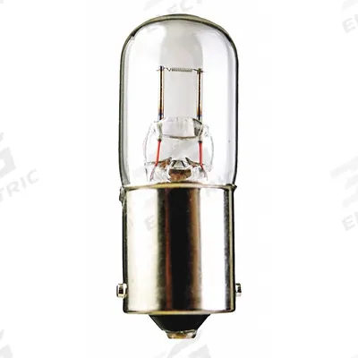 APPROVED VENDOR Incandescent Bulb: Incandescent, Single Contact Bayonet (BA15s), (T) Tubular - BA15s Single-Contact Bayonet Base Lamps
