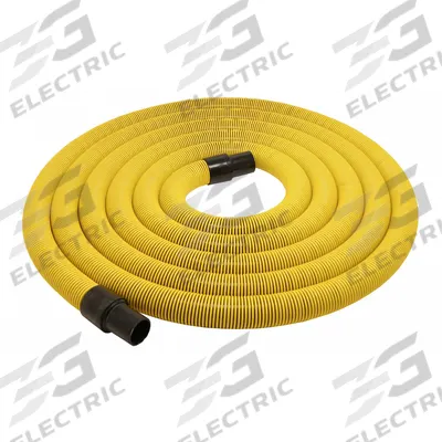 DUSTLESS TECHNOLOGIES Vacuum Hose: 1 1/2 in Hose Dia, 25 ft Hose Lg, Polyethylene - Standard Vacuum Hoses