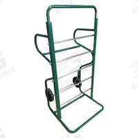 APPROVED VENDOR Wire-Spool Dispensing Cart: 750 lb Load Capacity, Green, 5 Spindles (MPN 5C648). Key specifications — Color: Green; Brand: APPROVED VENDOR; Caster/Wheel Configuration: (2) Axle-Mounted.