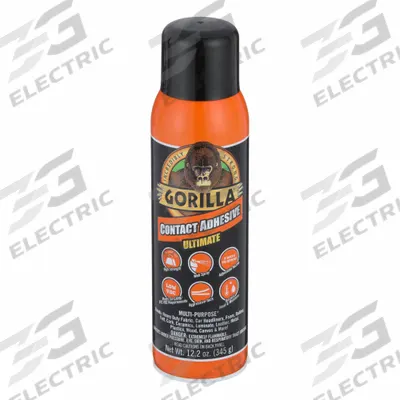 GORILLA Spray Adhesive: Contact Adhesive Ultimate, 12.2 fl oz, Aerosol Can - General Purpose Spray Adhesives