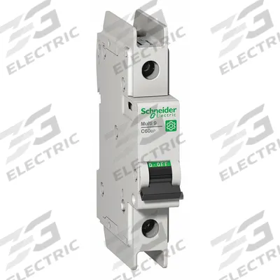SCHNEIDER Miniature Circuit Breaker: 8 A Amps, 60V DC, 14kA at 120/240V AC - Z-Curve, 1-Pole UL489 DIN Rail-Mount Miniature Circuit Breakers