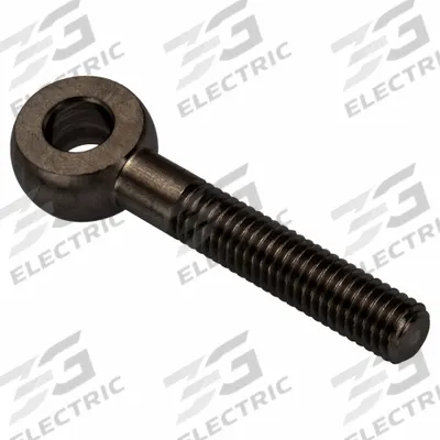 AMPG Fixed Rod End: Steel, Black Oxide, 60 mm Hole Center-to-End Lg, Left Hand - Steel Male Threaded Fixed Rod Ends