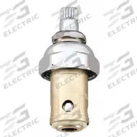 T&S BRASS Cartridge: For Eterna Spindle, Teflon Seat, Series, Use with Hot Water, Brass, Brass (MPN 006010-40). Key specifications — Compatible Series: Eterna Spindle, Teflon Seat,; For Water Temperature: Hot; Compatible Brand: T&S Brass; Product Type: Cartridge; Material: Brass.