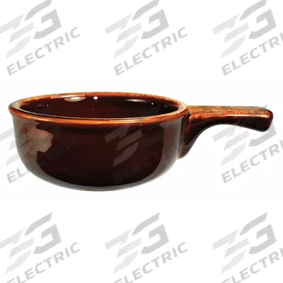 ITI Soup Crock: 12 oz Capacity, 2 1/4 in Overall Dp, 8 in Overall Lg, 5 1/4 in Overall Dia - Soup Crocks