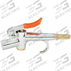 BRECO Air Gun: Thumb-Lever Grip, Nickle-Plated Zinc, 1/4 in Female NPT, 1 Nozzle(s), Straight (MPN 301403.3). Key specifications — attr1328526: Nickle-Plated Zinc; attr1328500: Hanging Hook; attr1328508: BRECO; attr1328515: No; attr1328533: No.