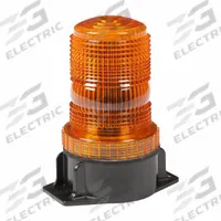 GROTE Flashing Beacon: Flashing Beacon, Amber, 3 7/8 in Overall Wd, 5 1/8 in Overall Ht, LED, 12/72V (MPN 78113). Key specifications — Operating Voltage: 12/72V; Number of Flash Patterns: 4; Electrical Connection: Blunt Cut Wires; Mount Type: Screw; Brand: GROTE; Shape: Round; Lighting SAE Class Rating: SAE Class 3.