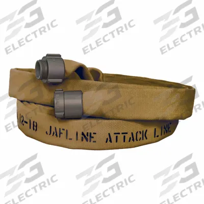 JAFLINE Fire Hose: Double Jacket, 2 1/2 in Hose Inside Dia, 50 ft Hose Lg - Attack Fire Hoses