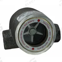 DWYER Window Sight Flow Indicator with Impeller: Rotor, 316 Stainless Steel, 3/8 in FNPT, FNPT (MPN SFI-300SS-3/8). Key specifications — For Media Type: Non-Corrosive Fluids; Brand: DWYER; Sight Material: Tempered Glass; Connection Type: FNPT; Flow Direction: Vertical Up; Seal Material: Buna-N; Wetted Material: ABS.