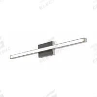 Barlow 18" LED Vanity: Chrome, 1,037 lm_1,800 lm, 3000K, 20 W, 120V AC, Dimmable, 18 in Lg, 2 in Wd (MPN BARV1803L30D1PC). Key specifications — Mounting Location: Wall; For Bulb Type: Integrated LED; Brand: AFX INC.; Voltage: 120V AC; Color Temperature: 3000K; Housing Finish/Housing Color (Broad): Chrome.