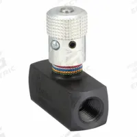 PARKER Needle Valve: 5 gpm Max Flow Rate, 1/4 in NPT, 1/4 in NPT, 5,000 psi Max Pressure, Steel (MPN N400S). Key specifications — attr1018158: Manual; attr1018114: Rotary Knob; attr1018116: Steel; attr1018117: PARKER.