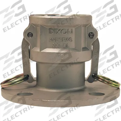 DIXON VALVE & COUPLING Cam and Groove Coupling: 1 in Coupling Size, 250 psi Max. Working Pressure @ 70 F - Type DL Stainless Steel Cam & Groove Fittings