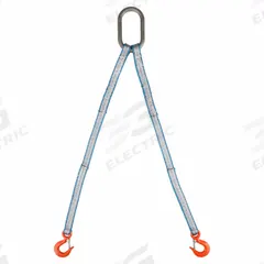LIFT-ALL Bridle Web Sling: Type 3, Polyester, 1 Plies, 3 ft Sling Lg, 8 1/2 in Eye Lg, 1 in Sling Wd (MPN DOSEE1801TFX3). Key specifications — Color: Silver; Brand: LIFT-ALL; Sling Type: Type X.