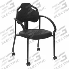 OFFICE STAR PRODUCTS Office Chair: Black, Black, 4 Casters/Glides, Back Ht Adjustment, Polyurethane (MPN KH81392). Key specifications — Brand: OFFICE STAR PRODUCTS; Features: Back Height Adjustment; Back Material: Polyurethane; Seat Material: Polyurethane.