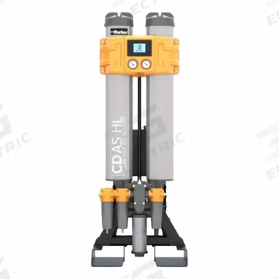Parker Desiccant Dryer: 1 in NPT, 120 cfm, 232 psig Max Op Pressure, 5 psi Pressure Drop - Twin-Tower Regenerative Desiccant Compressed Air Dryers