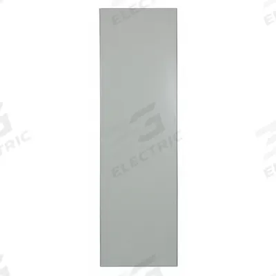 ASI GLOBAL PARTITIONS Partition Panel: Steel, Powder-Coated, Gray, 58 in Ht, 34 in Wd - Panels & Panel Posts for Bathroom Partitions
