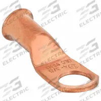 WESTWARD Lug: Crimpable Side Terminal, Crimp/Solder, Copper, 4 ga, 3/8 in Stud Size, Straight (MPN 23YZ19). Key specifications — Shape: Straight; Raised Pads: No; Lug Type: Crimpable Side Terminal; Contact Material: Copper; Gauge: 4 ga; Stud Size: 3/8 in; Brand: WESTWARD.