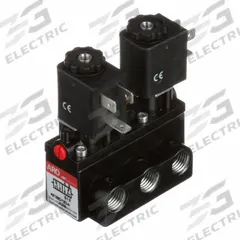 ARO Solenoid Air Control Valve: Alpha, Four-Way / Two-Position, 12V DC, 1/4 in Female NPT, 150 psi (MPN A212SD-012-D). Key specifications — attr1092969: Non-Locking; attr1086920: A212SD-012-D; attr1092977: Solenoid Return.