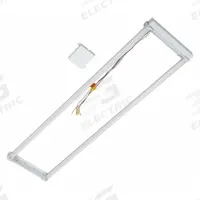 LITETRONICS LED Magnetic Retrofit Kit: 4 ft Lg, 1 ft Wd, 3,140 lm_3,925 lm_4,700 lm, 3500K, 30 W (MPN RFM2T435A). Key specifications — Voltage: 120/277V AC; Brand: LITETRONICS; Dimmable: Yes; LED Replacement For: (3) Lamp T8; Color Temperature: 3500K.