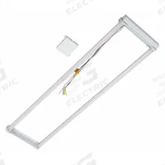 LITETRONICS LED Magnetic Retrofit Kit: 4 ft Lg, 1 ft Wd, 3,140 lm_3,925 lm_4,700 lm, 3500K, 30 W (MPN RFM2T435A). Key specifications — Voltage: 120/277V AC; Brand: LITETRONICS; Dimmable: Yes; LED Replacement For: (3) Lamp T8; Color Temperature: 3500K.
