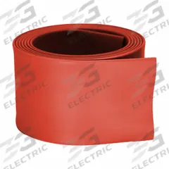 RHINO Color-Coded Shrink Tubing: 1 in I.D. Before Shrinking, 0.5 in I.D. After Shrinking, 4 ft Lg (MPN RCT-1.00-R). Key specifications — Color: Red; Brand: RHINO.