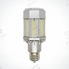 HID Replacement LED Bulb: Corncob, Mogul Screw (EX39), 35 W_45 W_60 W Watt, 3000K/4000K/5000K, LED (MPN LED-8024M345-G7-FW). Key specifications — Color Temperature: 5000K; Brand: LIGHT EFFICIENT DESIGN; Shatter-Resistant: Yes.
