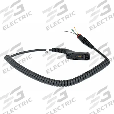 MOTOROLA Microphone Cable: Fits Motorola, For XPR 6000/XPR 7000 Series - Motorola-Compatible Audio Accessories