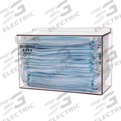 BOWMAN DISPENSERS Respiratory Equipment Dispenser: PETG Plastic, Transparent, Dispenser, 4 in Lg (MPN FM401-0111). Key specifications — Material: PETG Plastic; Color: Transparent; Includes: Dispenser; Brand: BOWMAN DISPENSERS.