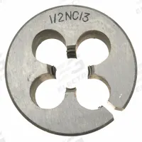 WESTWARD Alloy Steel Die, 1/2-13 UNC: CCT1060-6, Die