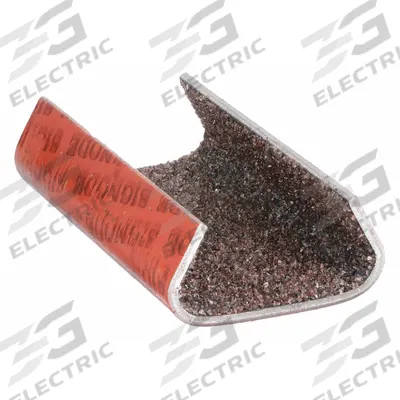 SIGNODE Strapping Seal: Fits 5/8 in Strap Wd, 1 1/2 in Seal Lg, 1,000 Qty, Regular Duty - Sandpaper Seals for Polyester Strapping