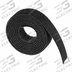 D-LINE Hook-and-Loop Cable Tie Roll: 4 ft Lg, 0.75 in Wd, 22 lb Tensile Strength, Black, Nylon (MPN US/CTTAPE1.2B). Key specifications — Color: Black; Material: Nylon; Brand: D-LINE.