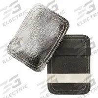 STEINER INDUSTRIES Glove Back-Aluminized Hand Pad: Fiberglass, Fiberglass, 7 1/2 in Lg, 5 1/2 in Wd (MPN 15A79). Key specifications — Aluminized Back Material: Fiberglass; Middle Material: Fiberglass; Liner Material: Fiberglass; Brand: STEINER INDUSTRIES.