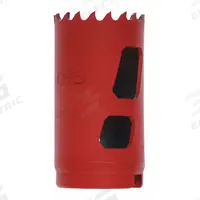 MORSE Hole Saw: 1 1/8 in Saw Dia., 5/6 Teeth per Inch, 1 7/8 in Max. Cutting Dp, 1/2"-20 Thread Size (MPN MHS18). Key specifications — attr1098070: 5/6; attr1098087: MORSE; attr1098073: 1/2"-20.