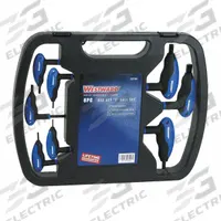 WESTWARD Hex Key Set: 6 - 10 Pieces, T, Metric, Single Ball End, Long, 8 Pieces, Organizer, 2 Tips (MPN 2CYD4). Key specifications — attr1205553: Not Tether Capable; attr1205554: WESTWARD; attr1205568: Black Oxide; attr1293176: 6 - 10 Pieces.