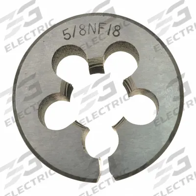 WESTWARD Alloy Steel Die, 5/8-18 UNF: CCT1060-101, Die - Pneumatics