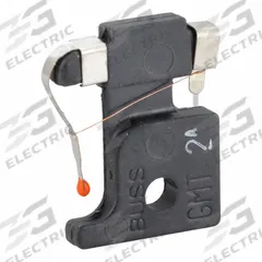 BUSSMANN Telecom Protection Fuse: GMT Series, Fast-Acting, Cricket, 2 A, 125 V AC, 60 V DC, 13/16 in (MPN GMT-2A). Key specifications — Series: GMT; Brand: BUSSMANN.