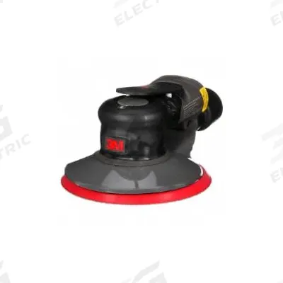 3M Air Orbital Sander: 6 in Disc, Hook and Loop/Pressure Sensitive Adhesive - Central Vacuum Random Orbital Sanders