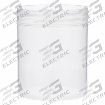 QORPAK Laboratory Jar: Polypropylene, 4 fl oz, 381 mm Body Dia, 58-400 mm Screw Closure Size - Polypropylene Lab Jars