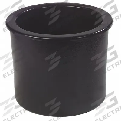 CARLISLE Ice Cream Server w/ Lid: 12 qt Capacity, 10 in Dia, ABS, Black - Serving Bowls