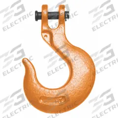 CAMPBELL Slip Hook: 13,000 lb Working Load Limit, 80 Hook Grade, Alloy Steel, 4 1/8 in Usable Lg (MPN 4403715). Key specifications — Color: Orange; Brand: CAMPBELL; Visual Indicator Markings: None.