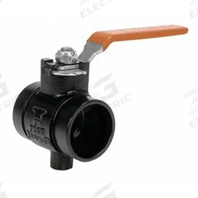 GRUVLOK Butterfly Valve: 3 in Pipe Size, 200 psi Max. Pressure (CWP), Clamp, For Water Media - Ductile Iron General-Service Butterfly Valves