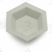 HEATHROW SCIENTIFIC Weighing Boat: Sterile, Polystyrene, 6 mL Capacity, Hexagon, 1 1/2 in Overall Wd (MPN 120881). Key specifications — Brand: HEATHROW SCIENTIFIC; Color: White; Material: Polystyrene; Boat Shape: Hexagon; Includes Finger Tab: Not Included.