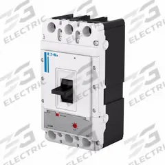 EATON Circuit Breaker: 300 A Amps, 65 kA at 480V AC, Fixed/Adj, ABC, Std Line and Load Lugs, Std (MPN PDG33M0300TFAJ). Key specifications — Max. AIR Rating: 65 kA at 480V AC; Instantaneous Trip: Fixed; Adjustable; Phase Connection: ABC; Terminal Connection: Standard Line and Load Lugs; Frame Size: 600A/Frame 3.