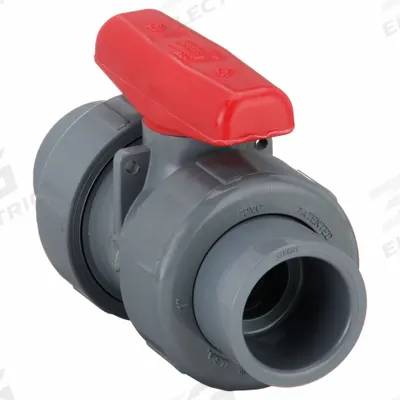 SPEARS Manual Two-Way Ball Valve: 1 in, CPVC, Straight, 235 psi Max. Pressure (CWP) - CPVC Ball Valves