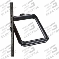 RITTAL Cable Management: Vertical, 3 1/2 in Overall Dp, 1 3/4 in Overall Ht, Black, Plastic, 10 PK (MPN 9961779). Key specifications — Color: Black; Orientation: Vertical; Brand: RITTAL; Material: Plastic; Product Type: D-Ring.