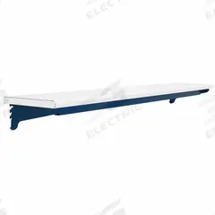 BENCHPRO Top Shelf: 60 in Overall Wd, 12 in Overall Dp, White, Steel, Includes Mounting Hardware (MPN TSD1260 + IUL60 blueFRwhTOP). Key specifications — Includes Mounting Hardware: Yes; Color: White.