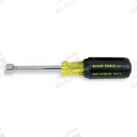 KLEIN TOOLS Hollow Round Shank Nut Driver: Straight, SAE, Without Magnetized Tip, Std, 3 in Shank Lg (MPN 630-11/32). Key specifications — attr1214485: Round; attr1214505: KLEIN TOOLS.